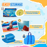 Outsunny 6-in-1 Kids Inflatable Bouncy Castle with Water Slide, Water Gun & 450W Air Blower – Garden Fun