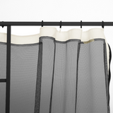Outsunny Four-Panel Gazebo Replacement Screen with Zip Closure – Polyester Fabric & Nylon Mesh Bug Protection