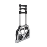 HOMCOM Heavy Duty Aluminium Folding Hand Truck with PU Wheels – 70kg Load Capacity Trolley for Home Moving