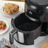 HOMCOM 1300W 4L Air Fryer with 12 Presets, Timer & Non-Stick Basket – Rapid Air Circulation Cooker