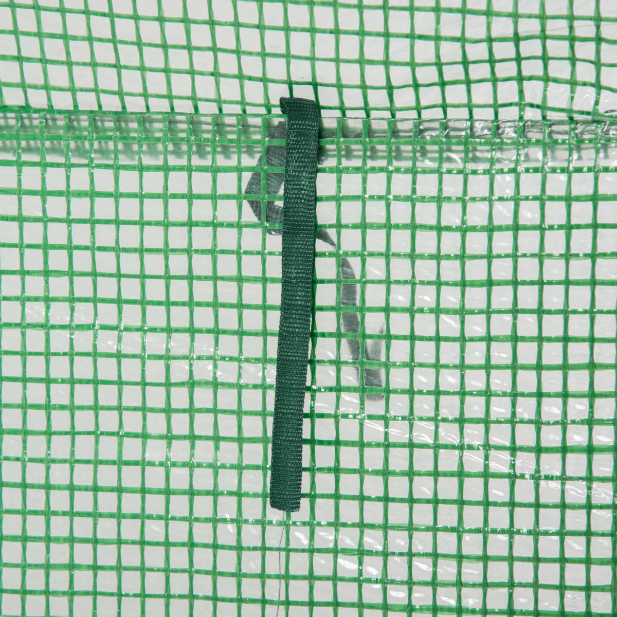 HOMCOM Outdoor Greenhouse PE Cover with Zipper Roll-Up Door, 100x50x150cm – Small Garden Plant Protection, Green