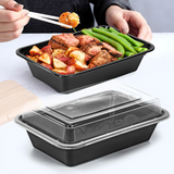 Vinsani 10-Pack Single Compartment Meal Prep Containers with Airtight Lids – Stackable Food Storage