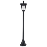 Outsunny Solar Lamp Post, 160cm, IP44 – Black