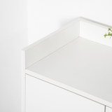 Modern Shoe Cabinet with Doors & 4 Shelves – Hallway Storage for 12 Pairs of Shoes