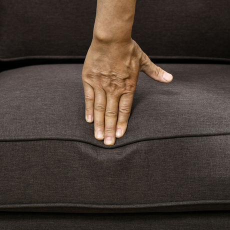 HOMCOM 2-seater sofa, front view