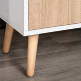 Scandinavian-Style Storage Cabinet Sideboard with Drawer and Four Doors – Bedroom, Living Room, Home Office
