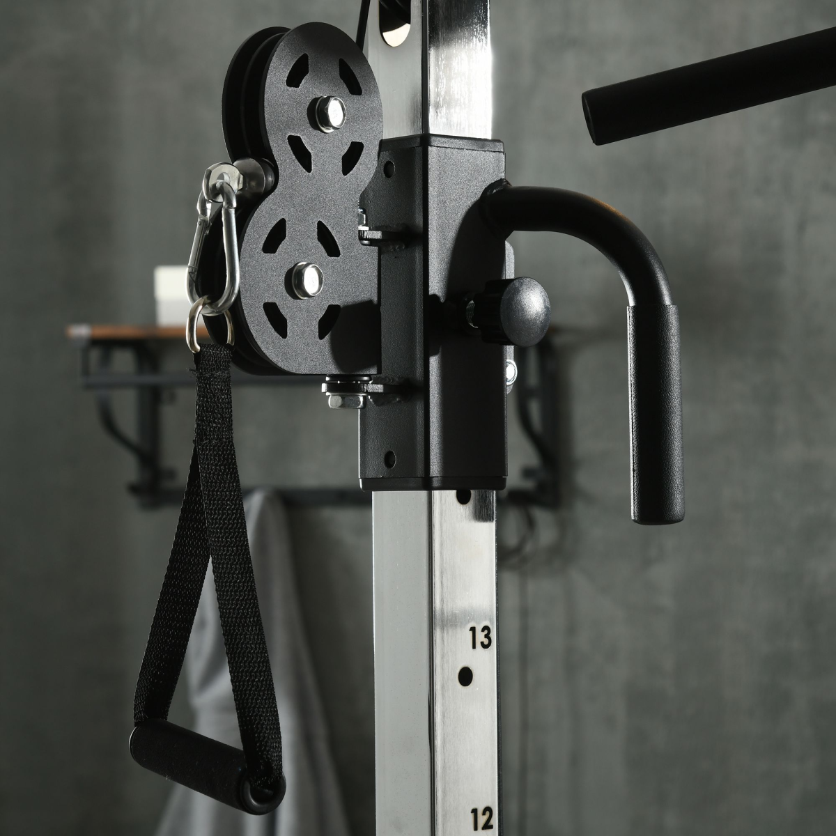 SPORTNOW Home Gym Machine with 15 Adjustable Positions, Dual Pulleys and Pull-Up Station – Workout Station