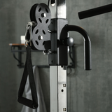 SPORTNOW Home Gym Machine with 15 Adjustable Positions, Dual Pulleys and Pull-Up Station – Workout Station