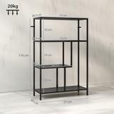 4-Tier Open Bookcase & Display Shelf – Versatile Bookcase, Plant Stand or Room Divider