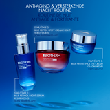 Biotherm Blue Peptides Uplift Night Cream 50ml – Overnight Firming Moisturiser with Life Plankton