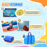Monster-Themed Bouncy Castle with Slide, Trampoline & Basketball Net – Compact Garden Inflatable with Blower