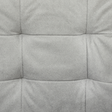 Modern Grey Loveseat Sofa cushion padding detail