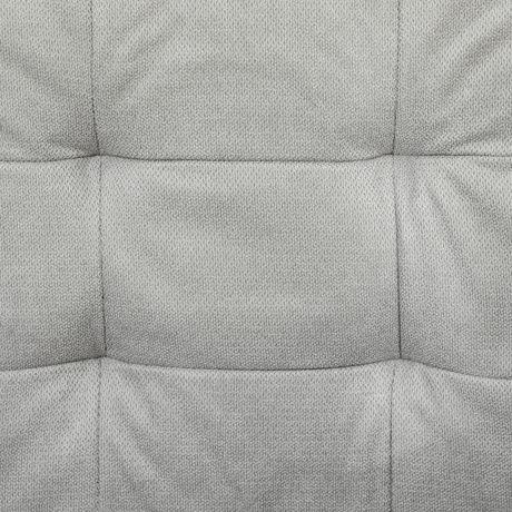 Modern Grey Loveseat Sofa cushion padding detail