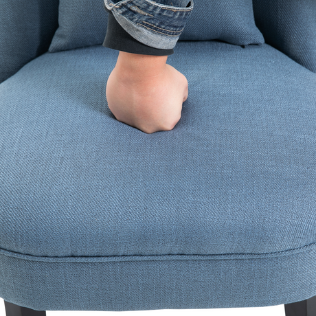 HOMCOM Accent Chair cushion padding detail
