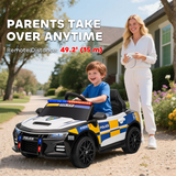 Kids Electric Police Car with 2.4G Remote Control, Lights, Siren & MP3 – 12V Ride-On for Ages 3-5