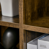 6-Cube Bookcase Storage & Display Shelves – Open Cubes for Baskets, Study, Home or Office