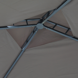 Outsunny 2.5 x 1.5m BBQ Gazebo Canopy with 2 Side Tables & Flame-Resistant Top – Patio Sun Shelter