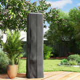 Outsunny Heavy Duty Pyramid Gas Patio Heater Cover with Zip, UPF 30+ Oxford Fabric – Weatherproof, Black