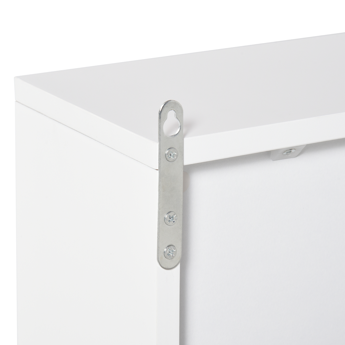 HOMCOM Wall Mounted Bathroom Mirror Cabinet with Storage Shelf – Space-Saving, White