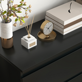 HOMCOM 3-Drawer Chest of Drawers with Tabletop & Anti-Tip Fitting – Bedroom Storage Unit, Black