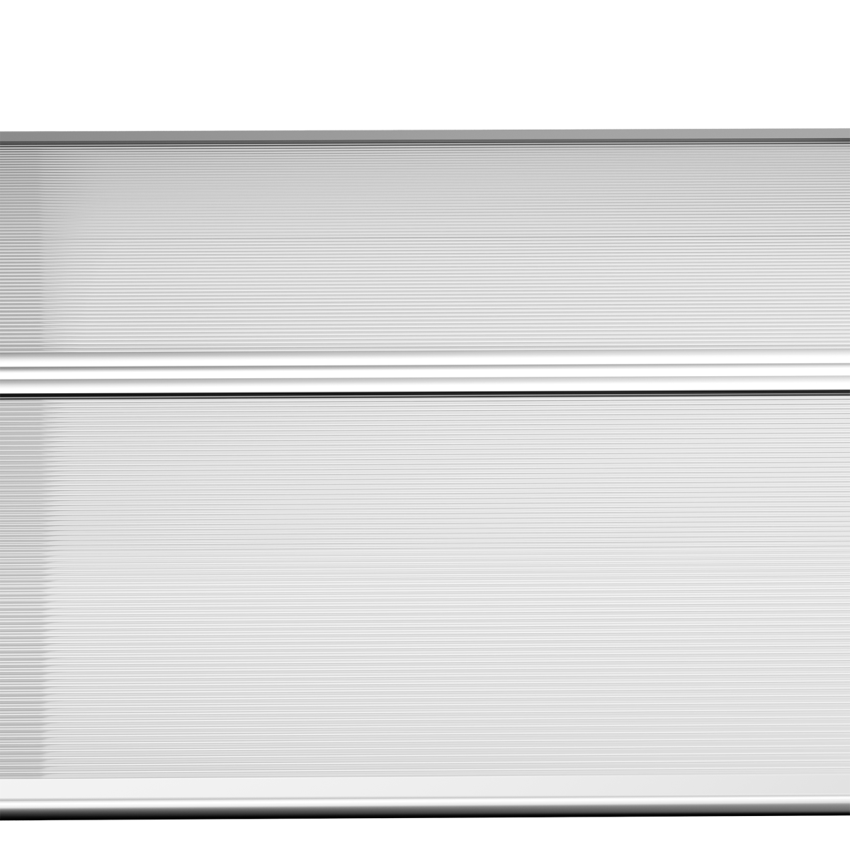 Outsunny Front Door Canopy, 300 x 100cm Curved Polycarbonate Awning – Outdoor Rain Shelter, Clear
