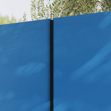 Outsunny Camping Windbreak with Steel Poles & Carry Bag – Portable Wind Blocker Privacy Wall, 540 x 150cm, Blue