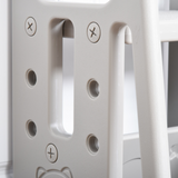 Adjustable Height Kitchen Step Stool with Non-Slip Surface – Compact 3-Height Home Helper