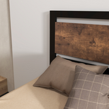 HOMCOM Single Metal Bed Frame with Headboard & Footboard – Sturdy Bedroom Furniture, 97 x 195cm