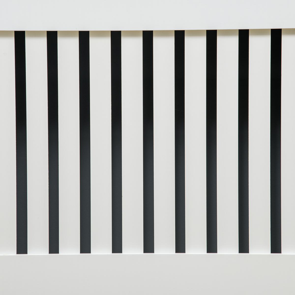 HOMCOM Slatted Radiator Cover with Top Shelf & Anti-Toppling System – Painted MDF Cabinet, 172cm