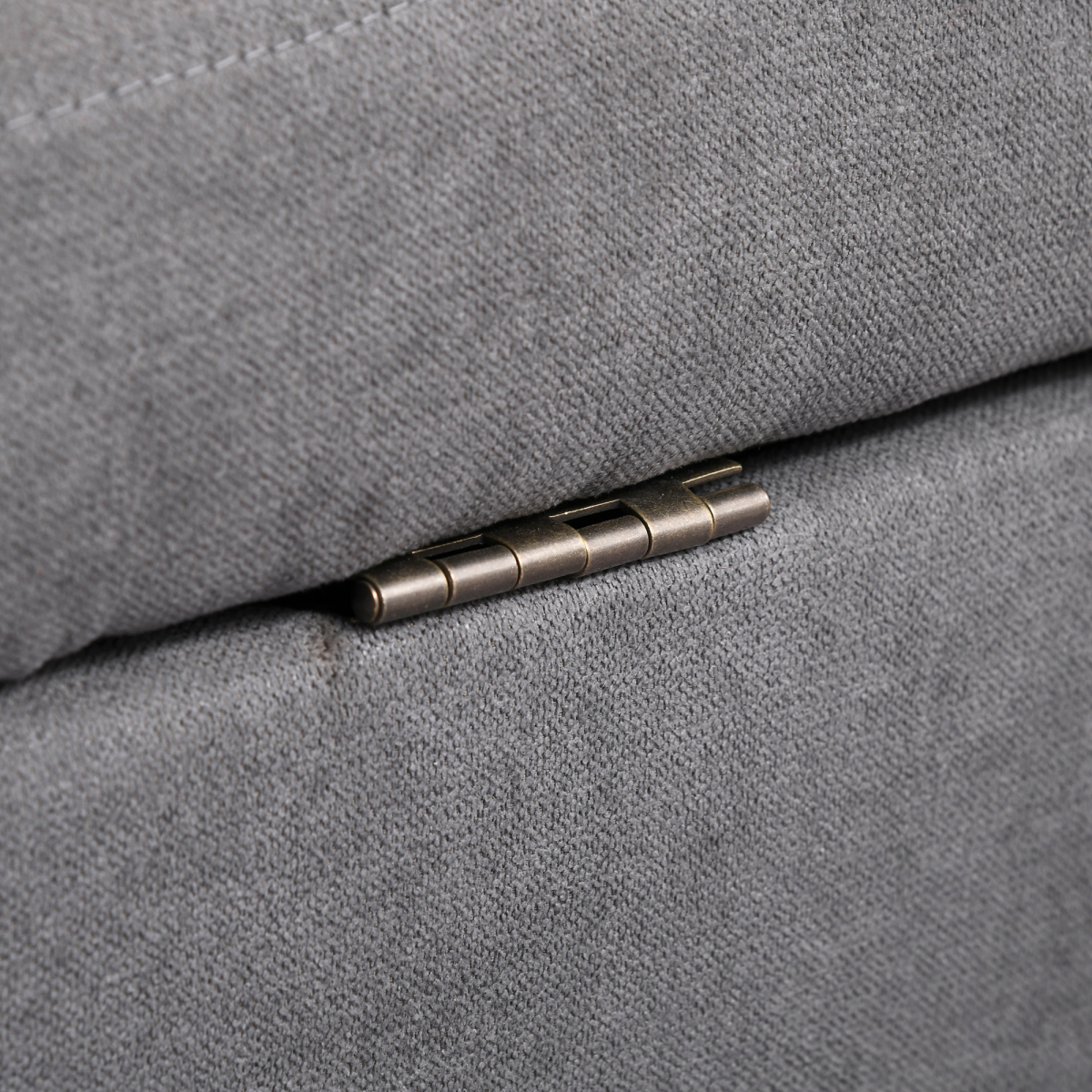 HOMCOM Grey Loveseat Sofa cushion padding detail