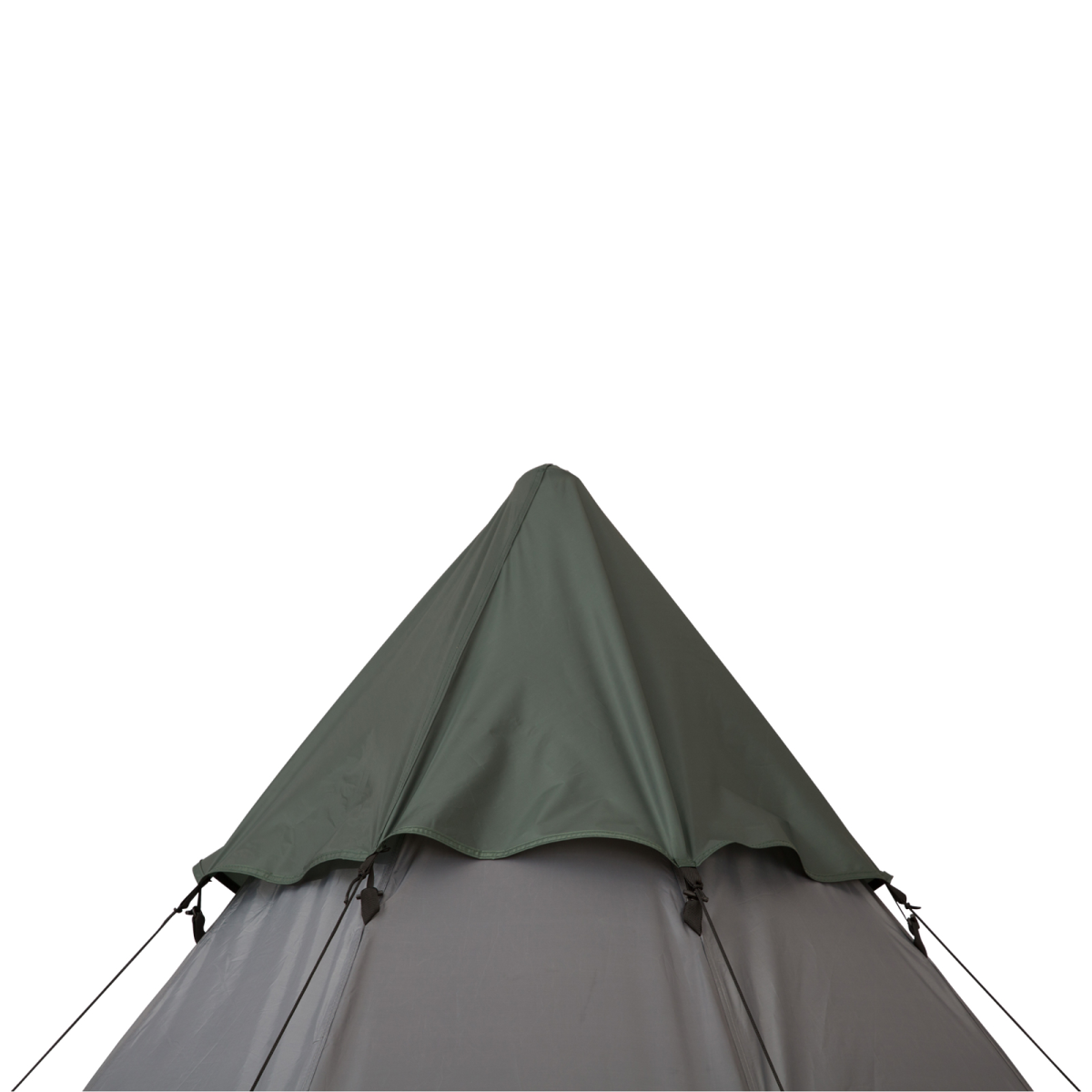 Outsunny 6–7 Person Tipi Camping Tent with Mesh Windows & Carry Bag – Large Family Party Tent