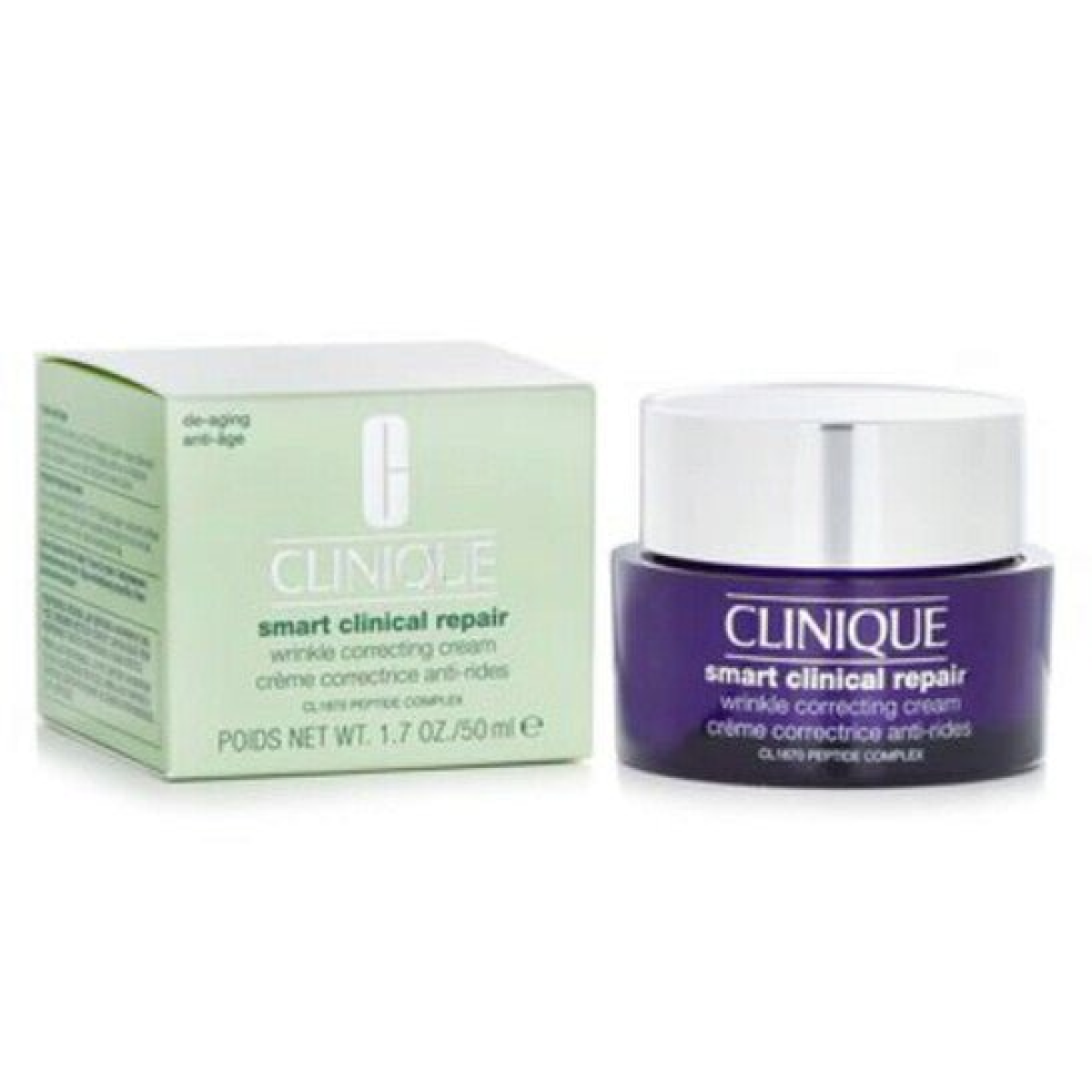 Clinique Smart Wrinkle Correcting Cream 50ml – Anti-Ageing Moisturiser with Peptides & Retinoid