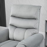 HOMCOM Power Lift Rise & Recliner Chair with Remote Control & Padded Upholstery – Comfort Armchair, Grey
