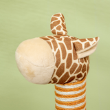 PawHut Giraffe Cat Tree with Jute Scratching Posts, Tunnel & Hanging Ball – Kitten Play Tower
