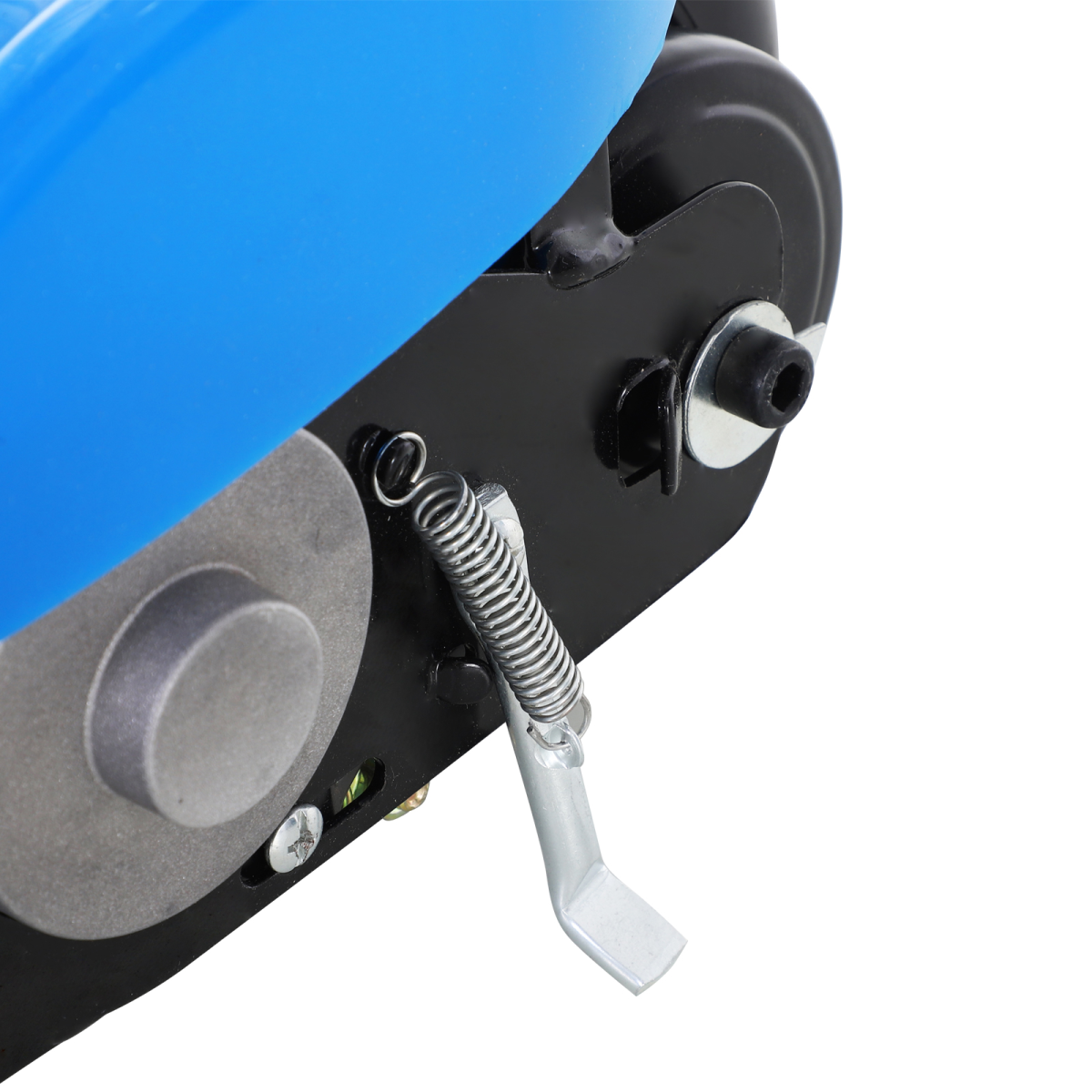 HOMCOM Kids Foldable Electric Scooter 120W with Adjustable Seat & Hand Brake – For Ages 7-12, Blue