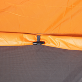 Outsunny 4-5 Person Pop-Up Dome Camping Tent with Windows & Carry Bag – Family Festival Tent, Orange
