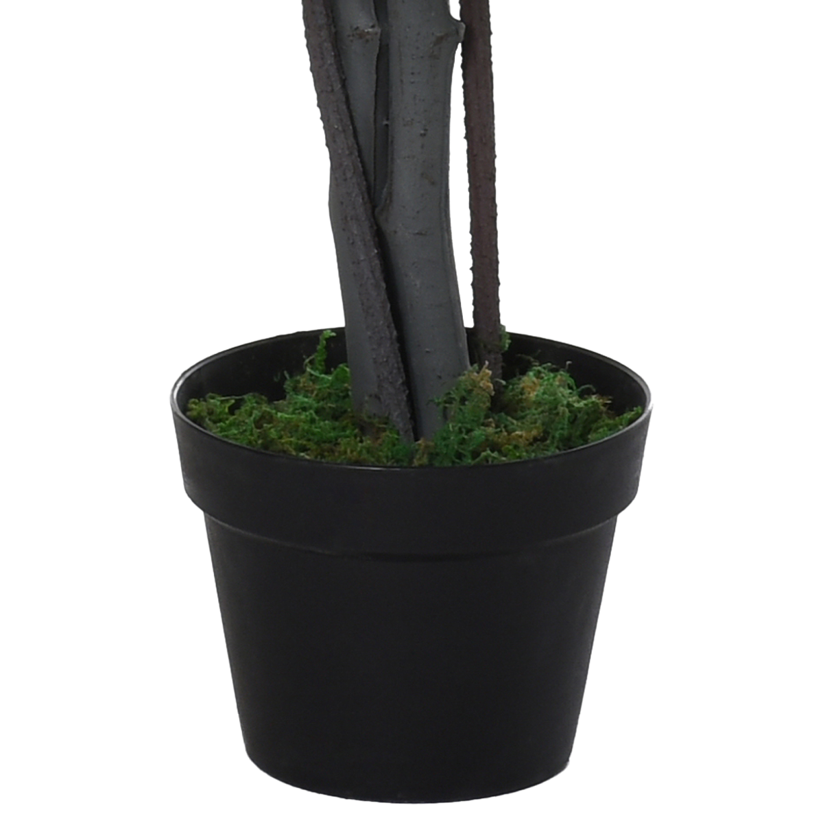 Outsunny 145cm Artificial Banyan Tree in Cement Pot – Realistic Indoor Greenery for Home & Office