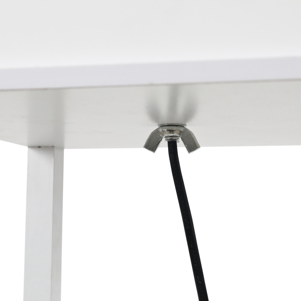 Storage Shelf Floor Lamp – White