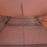 Outsunny 3x4m Metal Gazebo with Sidewalls – Garden Patio Canopy Shelter & Marquee Pavilion