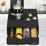 VINSANI 40 Coffee Pod Storage Drawer – Sliding Capsule Organiser for Under Your Coffee Machine