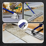 Bull Float Concrete Kit, 48 x 8 in Magnesium Aluminium Board with 4 Combinable Handles, Toolbox & Trowel