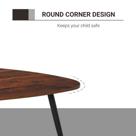 Nesting Coffee Tables tripod leg detail
