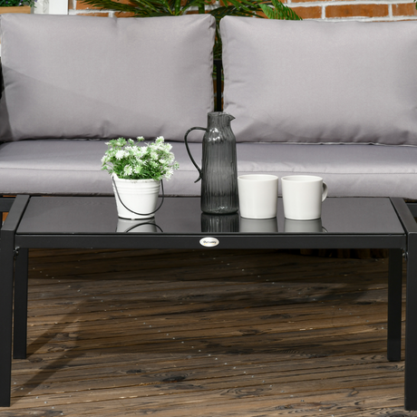 Outsunny Garden Sofa Set two-seater sofa view