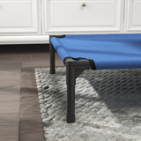 Pawhut Elevated Pet Bed with Powder Coated Metal Frame – Foldable Cooling Cot for Dogs and Cats