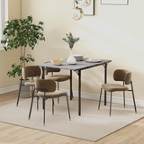HOMCOM Folding Drop Leaf Dining Table for 2–4 People – Space-Saving Kitchen Table, Grey