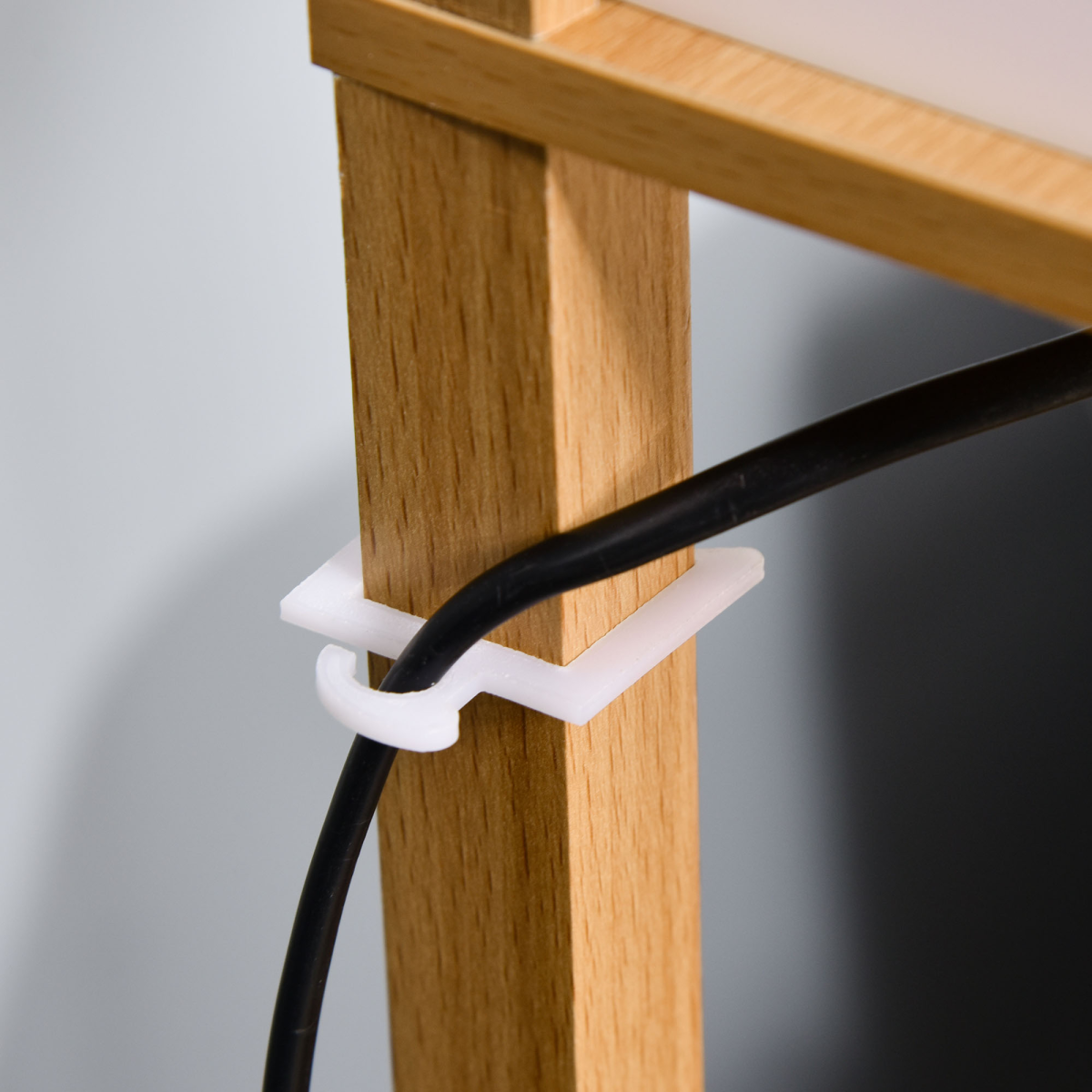 Storage Shelf Floor Lamp – Natural