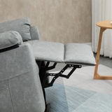 HOMCOM Electric Riser Recliner Power Lift Chair with Remote Control & Padded Seat – Supportive Armchair, Grey