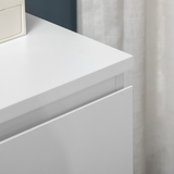 3-Drawer Chest of Drawers – Smooth-Running Bedroom Storage with Anti-Tip Fitting, White