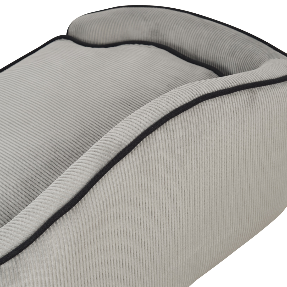 PawHut Dog Sofa Bed Pet Chair with Padded Sponge Cushion for XS and S Dogs – Wooden Frame, Grey