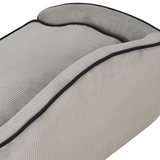 PawHut Dog Sofa Bed Pet Chair with Padded Sponge Cushion for XS and S Dogs – Wooden Frame, Grey